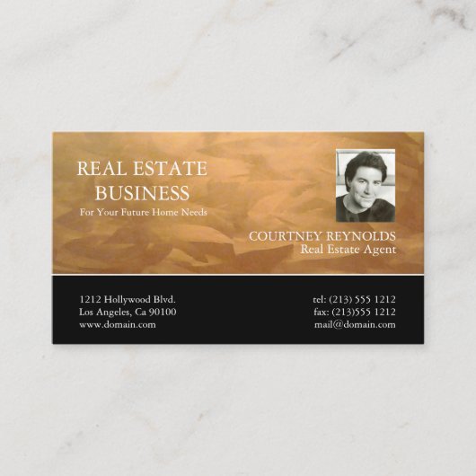Estate 実在 Agent Copperビジネス・カード 名刺 (正面)