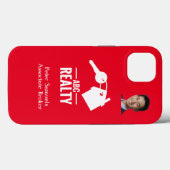 Estate 実在 Red Branded iPhone 13 Case-Mate Case-Mate iPhoneケース (裏面 (横))