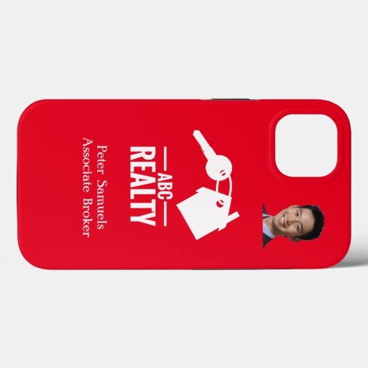 Estate 実在 Red Branded iPhone 13 Case-Mate iPhoneケース (裏面 (横))