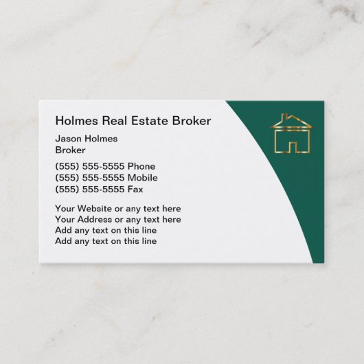 Estate Broker実在の名刺 名刺 (正面)