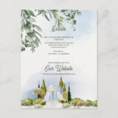 Estate Garden Pavilion Wedding Details エンクロージャーカード (正面)