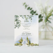 Estate Garden Pavilion Wedding Details エンクロージャーカード (スタンド正面)