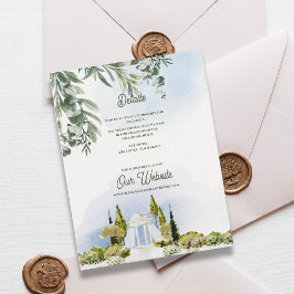 Estate Garden Pavilion Wedding Details エンクロージャーカード