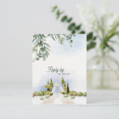 Estate Garden Pavilion Wedding RSVP with QR Code (スタンド正面)