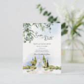 Estate Garden Pavilion Wedding Save the Date 案内ポストカード (スタンド正面)