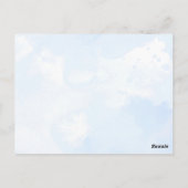 Estate Garden Pavilion Wedding Thank You ポストカード (裏面)