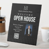 Estate Open House Logo Photo Black 台座サイン (インサイチュ)