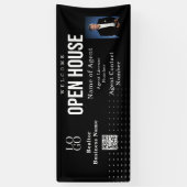 Estate Open House Logo Photo Black 横断幕 (縦)