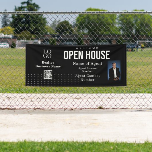 Estate Open House Logo Photo Black 横断幕 (インサイチュ)