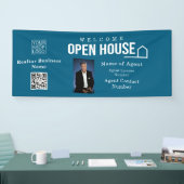 Estate Open House Logo Photo Blue 横断幕 (トレードショー)