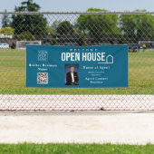 Estate Open House Logo Photo Blue 横断幕 (インサイチュ)