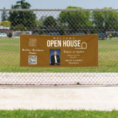 Estate Open House Logo Photo Brown 横断幕 (インサイチュ)
