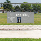 Estate Open House Logo Photo Grey 横断幕 (インサイチュ)