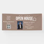 Estate Open House Logo Photo Light Brown 横断幕 (横)