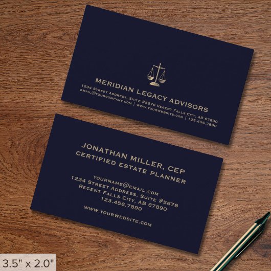 Estate Planningの名刺 名刺