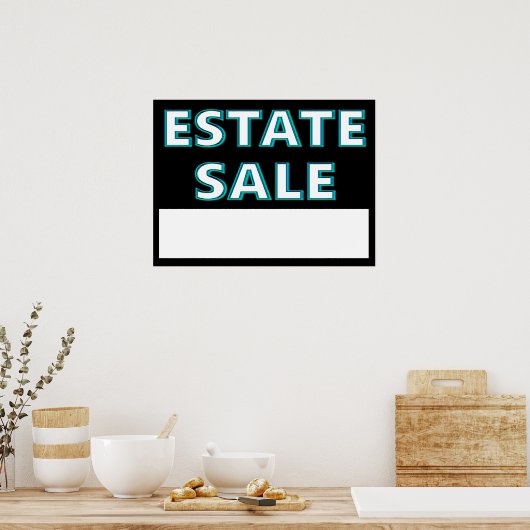 Estate Sale ポスター (キッチン)