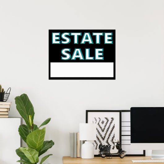 Estate Sale ポスター (ホームオフィス)
