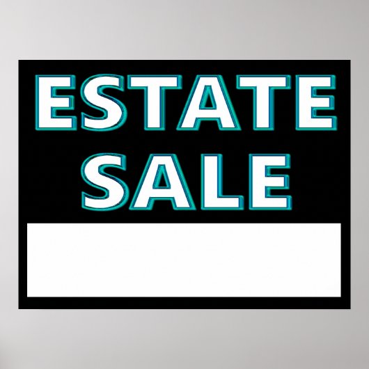 Estate Sale ポスター (正面)