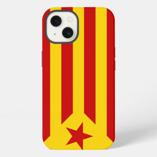 Estelada （赤いバージョン） iPhoneケース (裏面)