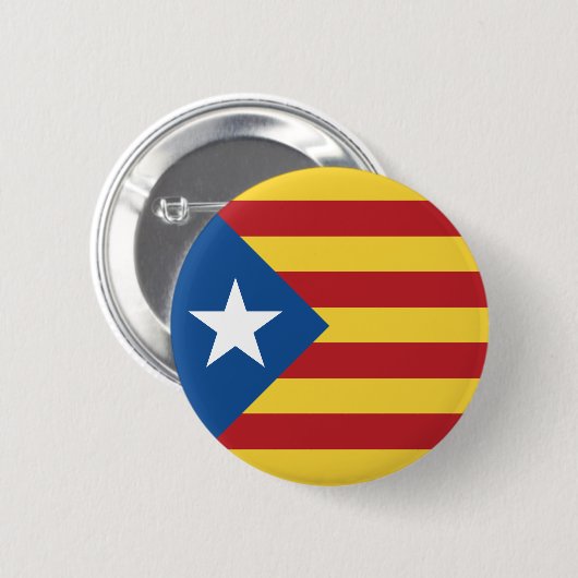 ESTELADA SENYERA CATALUNYA LLIURE 缶バッジ (正面&裏面)