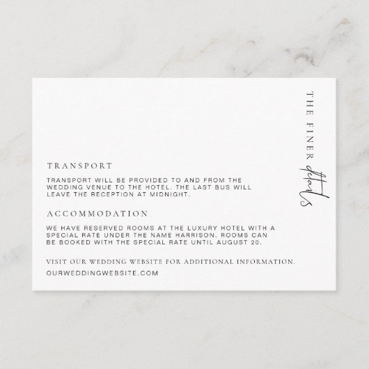 Estelleミニマリスト素晴らし詳細エンクロージャカード エンクロージャーカード (正面)