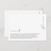 Estelleミニマリストwishingウェルカード エンクロージャーカード (正面/裏面)