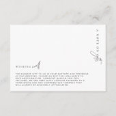 Estelleミニマリストwishingウェルカード エンクロージャーカード (正面)