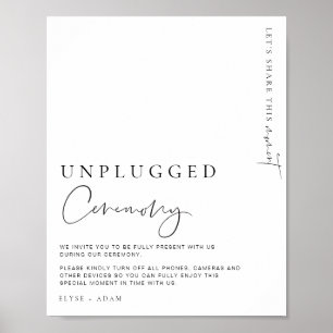 Estelle モダン Unpluggedミニマル式のサイン ポスター