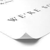 Estelle 3長ミニマルいテーブル席ポスター ポスター (角)