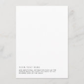 Estelle Minimalistのメ結婚ニュー メニュー (裏面)