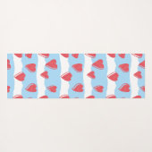 Estera de yoga personalizada con corazones ヨガマット (裏面(横))
