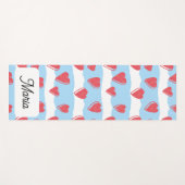 Estera de yoga personalizada con corazones ヨガマット (正面(横))
