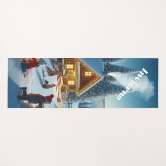 Esteras de Yoga y ejercicios para el invierno ヨガマット (正面(横))