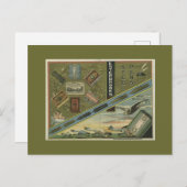 Esterbrooks Steel Pens Ad ポストカード (正面/裏面)