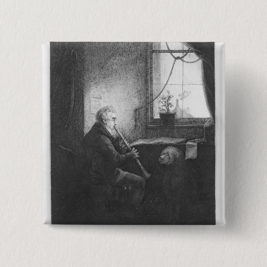 Esterhazy Playing公爵クラリネット1809年 缶バッジ (正面)