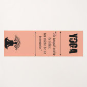 Esterilla para hacer ejercicio, yoga gimnasia ヨガマット (正面(横))