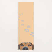 Esterilla yoga con diseño de perro marrón ヨガマット (正面)