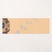 Esterilla yoga con diseño de perro marrón ヨガマット (正面(横))