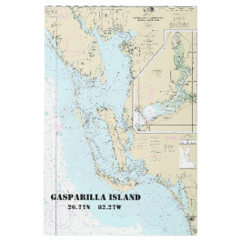 Estero Bay to Lemon Bayチャート11426航海のメタル メタルプリント