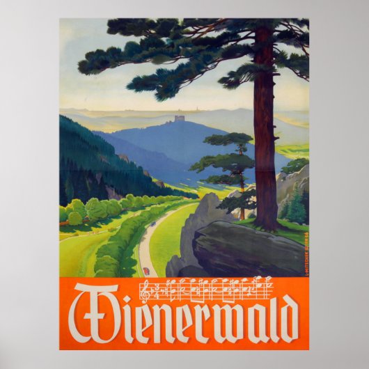" Esterreich: 1956/heute Wien - Wienerwald Reise ポスター (正面)