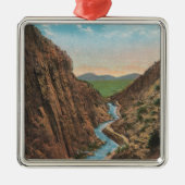 Estes公園、大きいトムソンキャノンの共同意見 メタルオーナメント (正面)