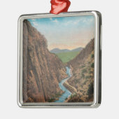 Estes公園、大きいトムソンキャノンの共同意見 メタルオーナメント (左)