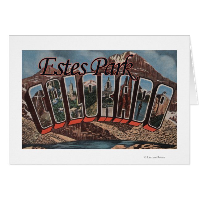 Estes Park, Colorado – ラージ・レター・シーン (正面横)