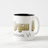 Estey器官Co.のロゴのマグ ツートーンマグカップ (正面右)