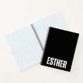 Estherパーソナライズされた付きノートブック ノートブック (内部)