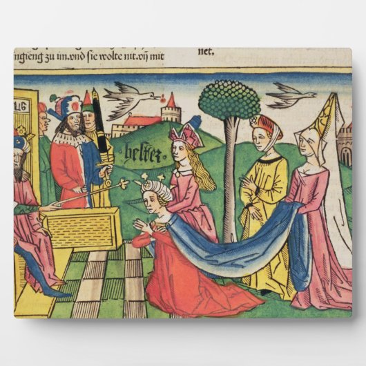 Esther 2 15-18, Estherはクイーンに選ばれる フォトプラーク (正面)