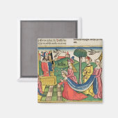 Esther 2 15-18, Estherはクイーンに選ばれる マグネット (正面/裏面)