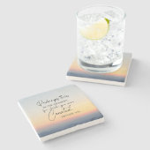 Esther 4:14恐らく聖書の聖句の時である ストーンコースター (横)