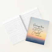 Esther 4:14恐らく聖書の聖句の時である ノートブック (内部)