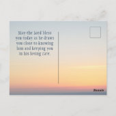 Esther 4:14恐らく聖書の聖句の時である ポストカード (裏面)